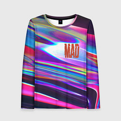 Женский лонгслив Neon pattern Mad