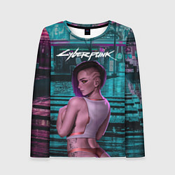 Женский лонгслив Cyberpunk2077 18 Vi