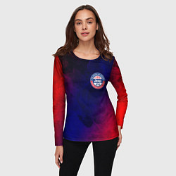 Лонгслив женский JEEP - Пламя, цвет: 3D-принт — фото 2