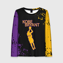 Лонгслив женский Kobe Bryant Баскетболист 24, цвет: 3D-принт