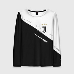 Лонгслив женский Juventus маленькое лого, цвет: 3D-принт