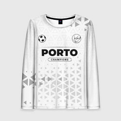 Лонгслив женский Porto Champions Униформа, цвет: 3D-принт