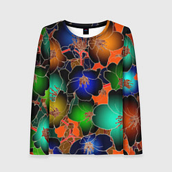 Женский лонгслив Vanguard floral pattern Summer night Fashion trend