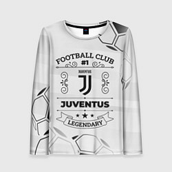 Лонгслив женский Juventus Football Club Number 1 Legendary, цвет: 3D-принт
