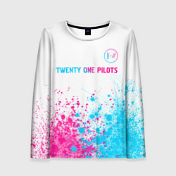 Лонгслив женский Twenty One Pilots Neon Gradient, цвет: 3D-принт
