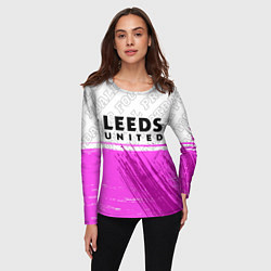 Лонгслив женский Leeds United Pro Football, цвет: 3D-принт — фото 2