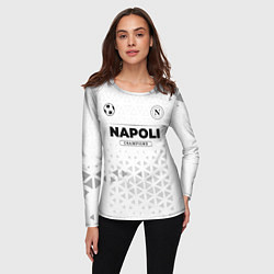Лонгслив женский Napoli Champions Униформа, цвет: 3D-принт — фото 2