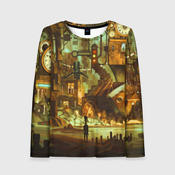 Женский лонгслив Cool Steampunk painting