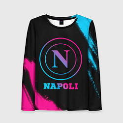 Лонгслив женский Napoli FC Neon Gradient, цвет: 3D-принт