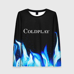 Женский лонгслив Coldplay Blue Fire