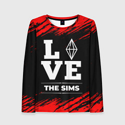 Женский лонгслив The Sims Love Классика