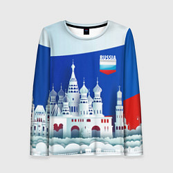 Женский лонгслив Moscow: made in Russia