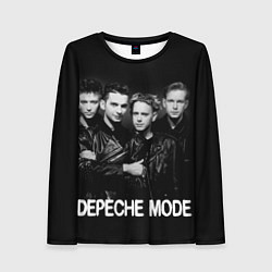 Женский лонгслив Depeche Mode - black & white portrait