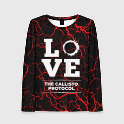 Лонгслив женский The Callisto Protocol love классика, цвет: 3D-принт