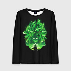 Лонгслив женский Broly dragon ball аниме, цвет: 3D-принт