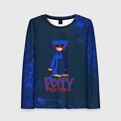 Лонгслив женский Poppy Playtime - хагги, цвет: 3D-принт