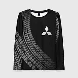 Женский лонгслив Mitsubishi tire tracks