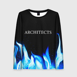 Лонгслив женский Architects blue fire, цвет: 3D-принт