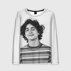 Женский лонгслив Timothee Chalamet black white photo