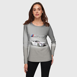 Лонгслив женский BMW Z4 GT3 - Motorsport - racing team, цвет: 3D-принт — фото 2