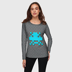 Лонгслив женский Space Invader, цвет: 3D-принт — фото 2