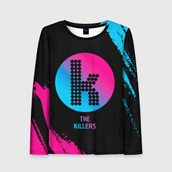 Лонгслив женский The Killers - neon gradient, цвет: 3D-принт