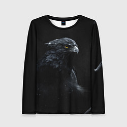 Лонгслив женский Тёмный орёл, цвет: 3D-принт