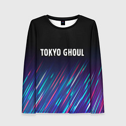 Лонгслив женский Tokyo Ghoul stream, цвет: 3D-принт