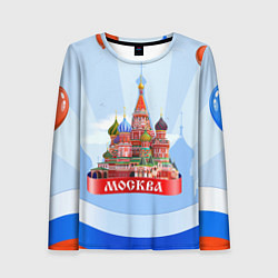 Женский лонгслив Кремль Москва