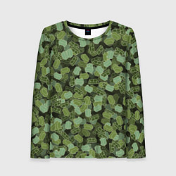 Женский лонгслив Камуфляж из диванов