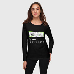 Лонгслив женский Для тебя бессмертный: глаза Фуши, цвет: 3D-принт — фото 2