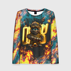 Женский лонгслив Steampunk bear
