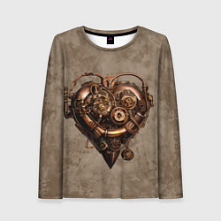 Женский лонгслив Стимпанк сердце