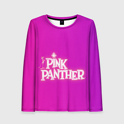 Лонгслив женский Pink panther, цвет: 3D-принт