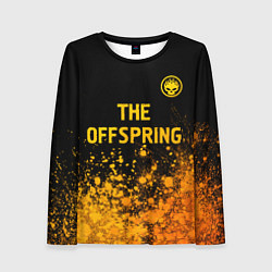 Женский лонгслив The Offspring - gold gradient: символ сверху