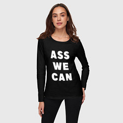 Лонгслив женский Ass We Can, цвет: 3D-принт — фото 2
