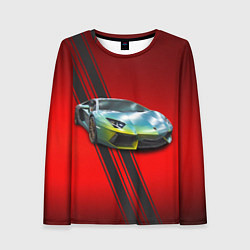 Лонгслив женский Итальянский суперкар Lamborghini Reventon, цвет: 3D-принт