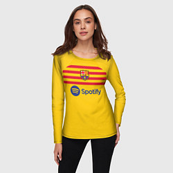 Лонгслив женский Барселона форма 2223 третья, цвет: 3D-принт — фото 2