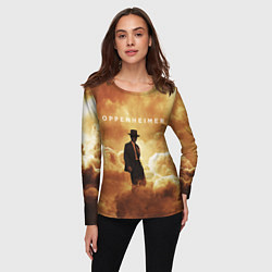 Лонгслив женский Оппенгеймер, цвет: 3D-принт — фото 2