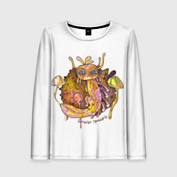 Лонгслив женский Бульбус грибной, цвет: 3D-принт