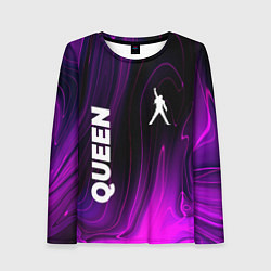 Женский лонгслив Queen violet plasma