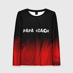 Лонгслив женский Papa Roach red plasma, цвет: 3D-принт