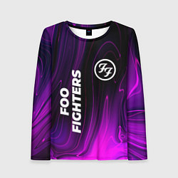 Женский лонгслив Foo Fighters violet plasma