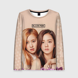 Лонгслив женский Blackpink Jisoo and Rose, цвет: 3D-принт