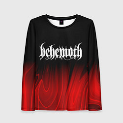 Женский лонгслив Behemoth red plasma