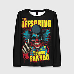 Лонгслив женский Offspring clown and skull, цвет: 3D-принт