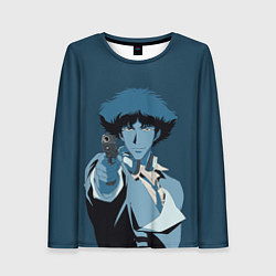 Женский лонгслив Spike Spiegel blue