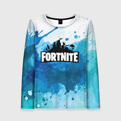 Женский лонгслив Fortnite Logo Paint