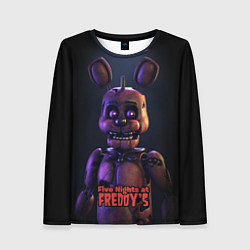 Лонгслив женский Five Nights at Freddys Bonnie, цвет: 3D-принт