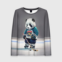 Женский лонгслив Panda striker of the Florida Panthers